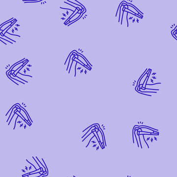 tendonitis in forearm vector line seamless pattern tendonitis in forearm sign illustration