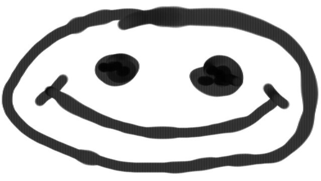 Smile doodle face overlay for creative design