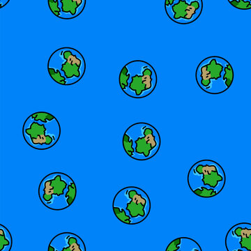 gondwana earth continent map vector seamless pattern gondwana earth continent map sign illustration