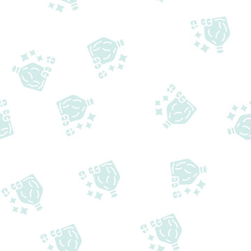 bag with lotto barrels vector glyph seamless pattern bag with lotto barrels sign illustration
