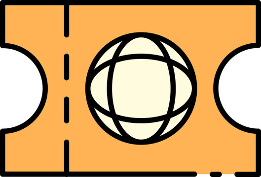Colorful Movie Film Strip Icon with Cinematic Reel and Frame for Video Production and Cinema Concept
