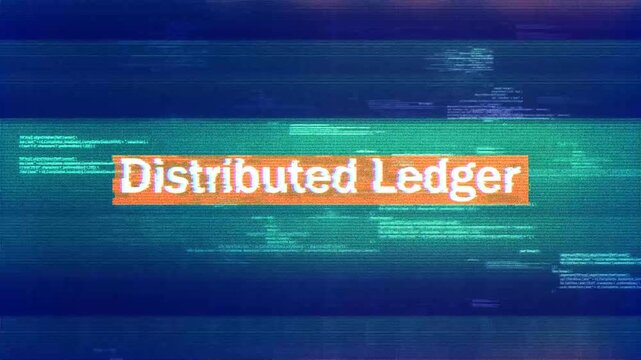Distributed Ledger Hi Tech Backgrounds