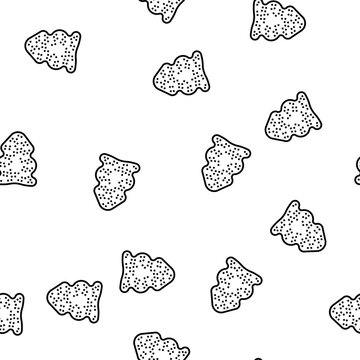 skin sheep vector seamless pattern skin sheep sign illustration
