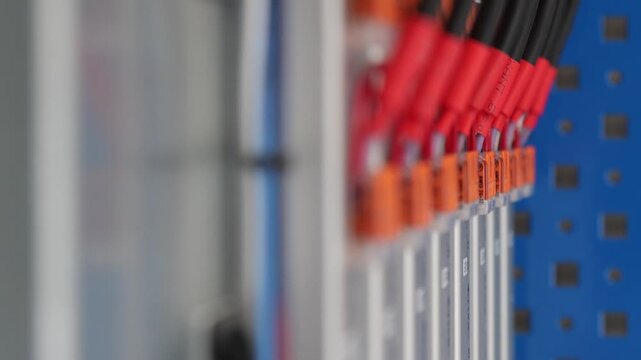 Electrical panel for organizing power supply according to the Smart Home system on KNX automation. 