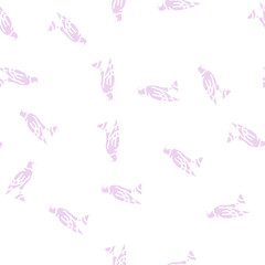 Fototapeta premium eagle bird in zoo vector glyph seamless pattern eagle bird in zoo sign illustration