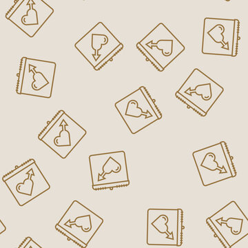 youth international day vector line seamless pattern youth international day sign illustration