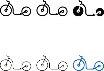 trial bicycle color icon edition vector. trial bicycle sign. isolated symbol © vectorwin
