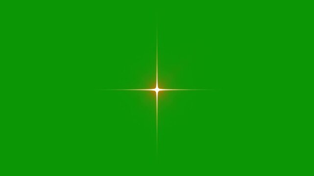 Twinkling white stars shine animation with flat vector cartoon doodles on transparent green screen, glowing blinking sparkle effect, festive starry overlay in 4k
