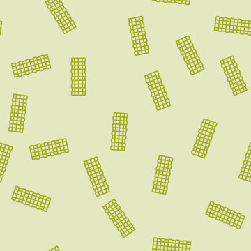 foam roller fitness tool vector line seamless pattern foam roller fitness tool sign illustration