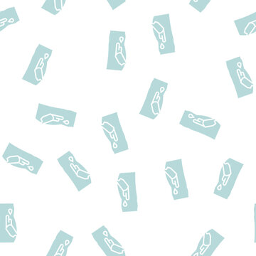 open limb fracture disease vector glyph seamless pattern open limb fracture disease sign illustration