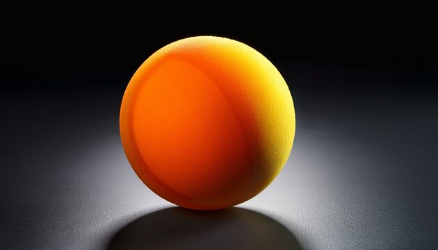 yellow orange tennis table ping pong ball