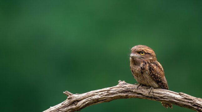 Sri Lanka Frogmouth (Batrachostomus moniliger) &ndash; Elusive Endemic Nightbird of Sri Lanka's Rainforests
