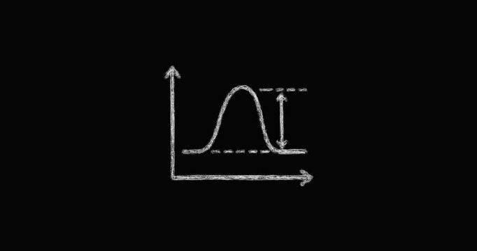 Sketch reaction energy icon animation - smooth progressive reveal