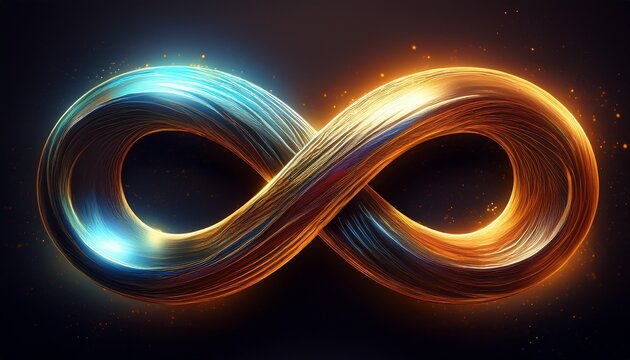 3d infinity symbol