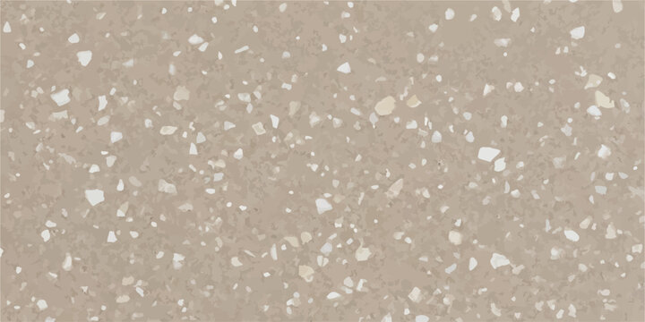 Beige terrazzo stone texture with fine white aggregate pattern terrazzo speckled abstract background material interior composite pavement finishing decorative architectural backdrop