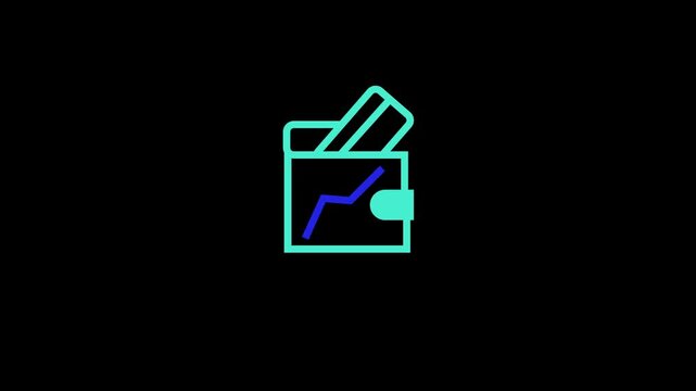 Minimal Receipt Invoice Icon Animation for Digital Payment and Business Interface