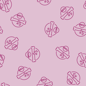 orthopedic surgery fracture injury vector line seamless pattern orthopedic surgery fracture injury sign illustration