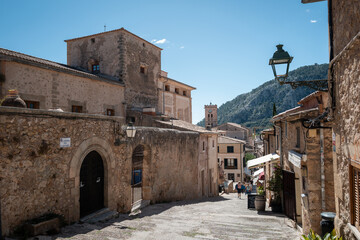 Fototapeta premium Pollença, Spain - May 17 2026 
