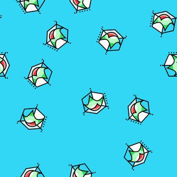 gradient descent arrow machine vector seamless pattern gradient descent arrow machine sign illustration