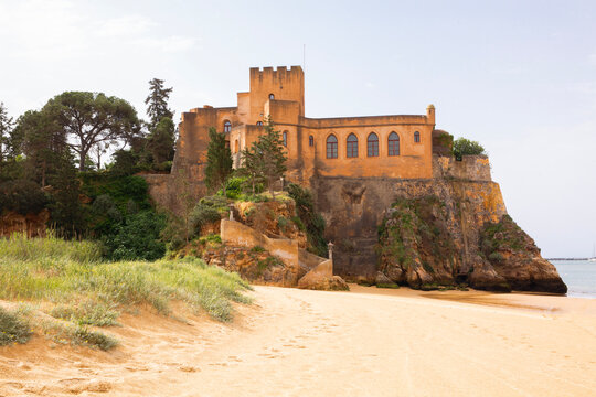 The Fort of Sao Joao do Arade (Castle of Arade), a medieval fortification in Ferragudo, Portugal
