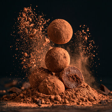 Luxury handcrafted sugar-free chocolate truffles for diabetic-friendly gourmet desserts and healthy celebrations.