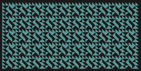 Motif constitués de triangles © Thomas Dufranne