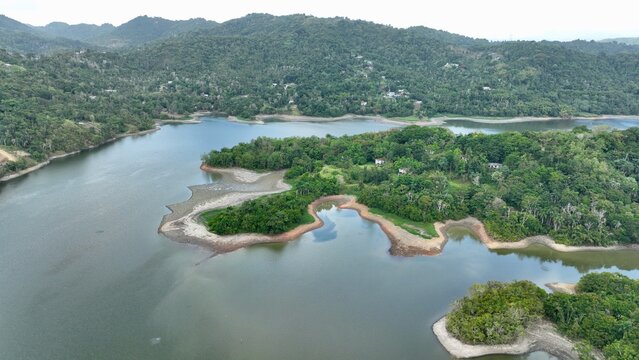 Drought Lines - Puerto Rico is shrinking river