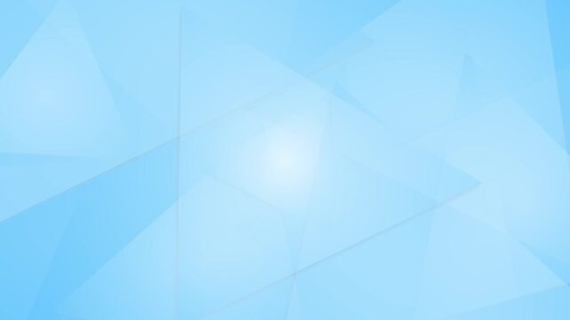 Soft blue geometric shapes overlap clean pastel background generous copy space subtle depth. corporate presentations, healthcare videos, educational explainers, 19 slides, business titles,