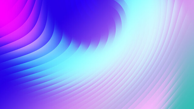 Vibrant neon purple and blue fluid wave abstract background