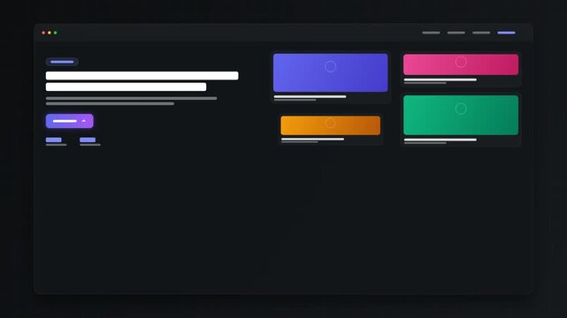 Animated of Creative Portfolio and Hero Section Grid