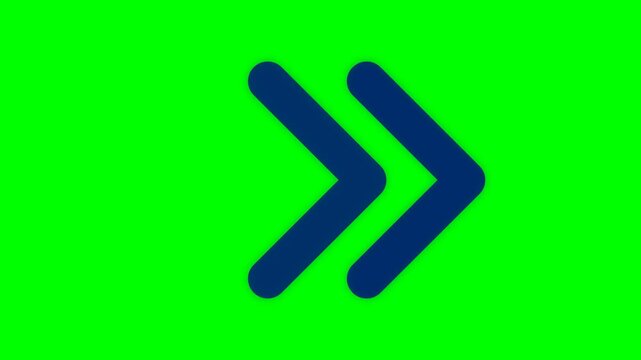 Modern minimalist arrow icon on bright green background.