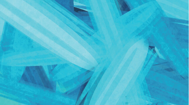 Abstract Blue Geometric Shapes Background Illustration