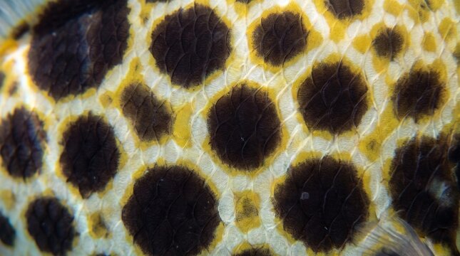 Clown triggerfish skin