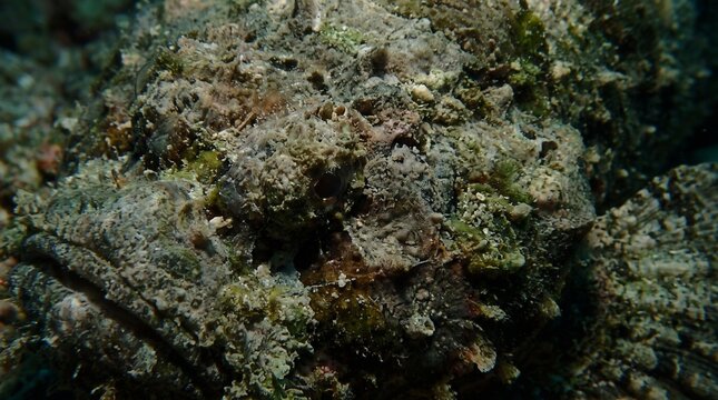 Reef stonefish skin