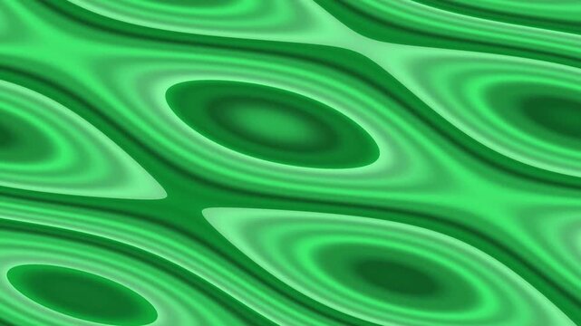 Abstract Green Malachite Pattern Background Loopable Animation.