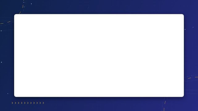 White rectangular frame on a dark blue digital background with subtle tech elements