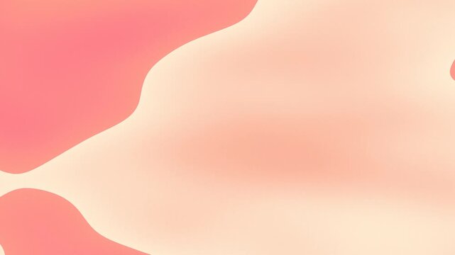Abstract Fluid Organic Pink Peach Gradient Motion Background Animation.