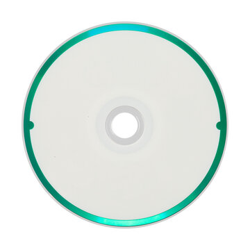 Blank retro style CD DVD disc media png isolated on transparent background