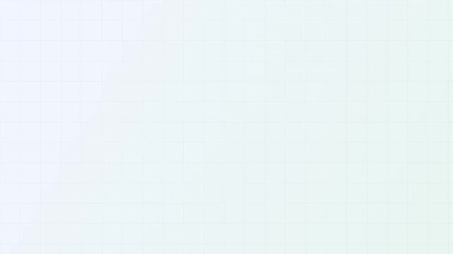 Company timeline and milestones animation on grid background