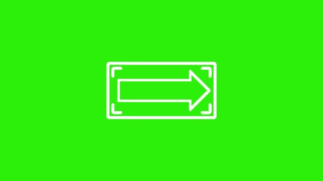 Animated Arrow Direction Motion Graphics