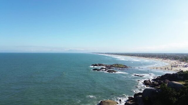 Praia da Saudade, Itanha&eacute;m. Sao Paulo, Brazil.