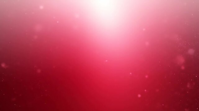 Abstract red background with floating particles and light leak