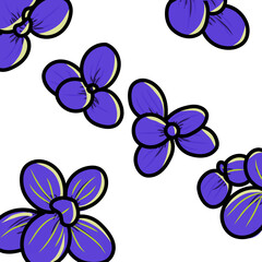 Obraz premium set of flowers