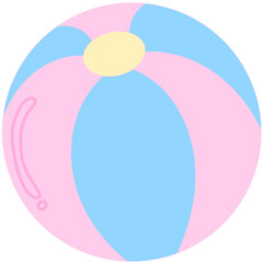 Pink beach ball