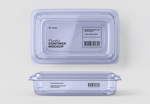 Plastic Continer Mockup
