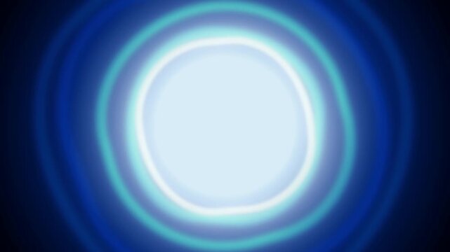 A glowing turquoise energy portal pulses in a seamless loop