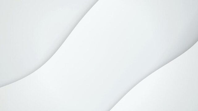 Layered off white paper cutout curves flow in a seamless loop