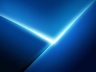 Fototapeta premium Dynamic Blue Abstract Background Featuring Glowing Light Lines Intersecting to Create a Futuristic and Modern Visual Effect with Vibrant Energy