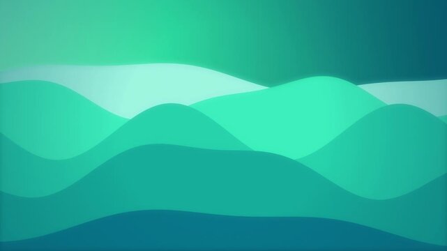 Monochromatic minimalist waves flow in a seamless loop