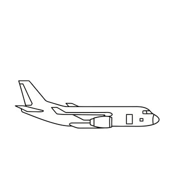 Airplane outline